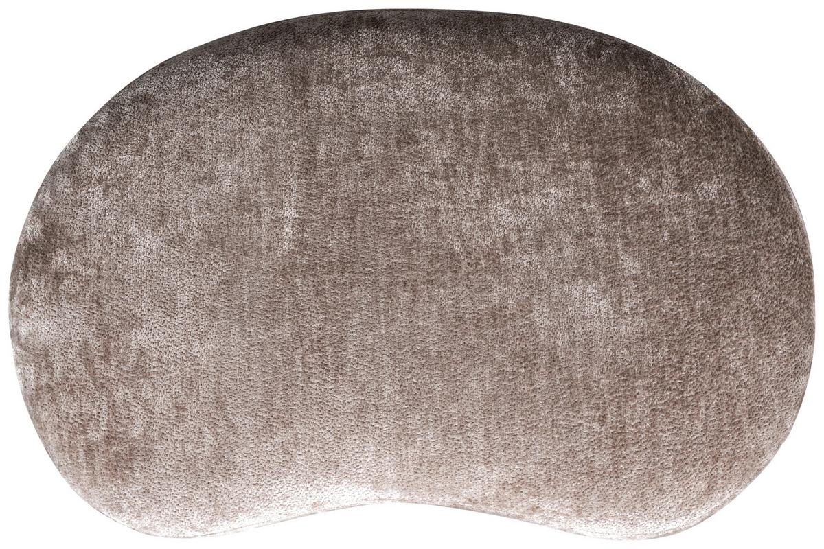 Hocker Popular Taupe B: 73cm - Taupe, Design, Textil (73/43/51cm) - Livetastic