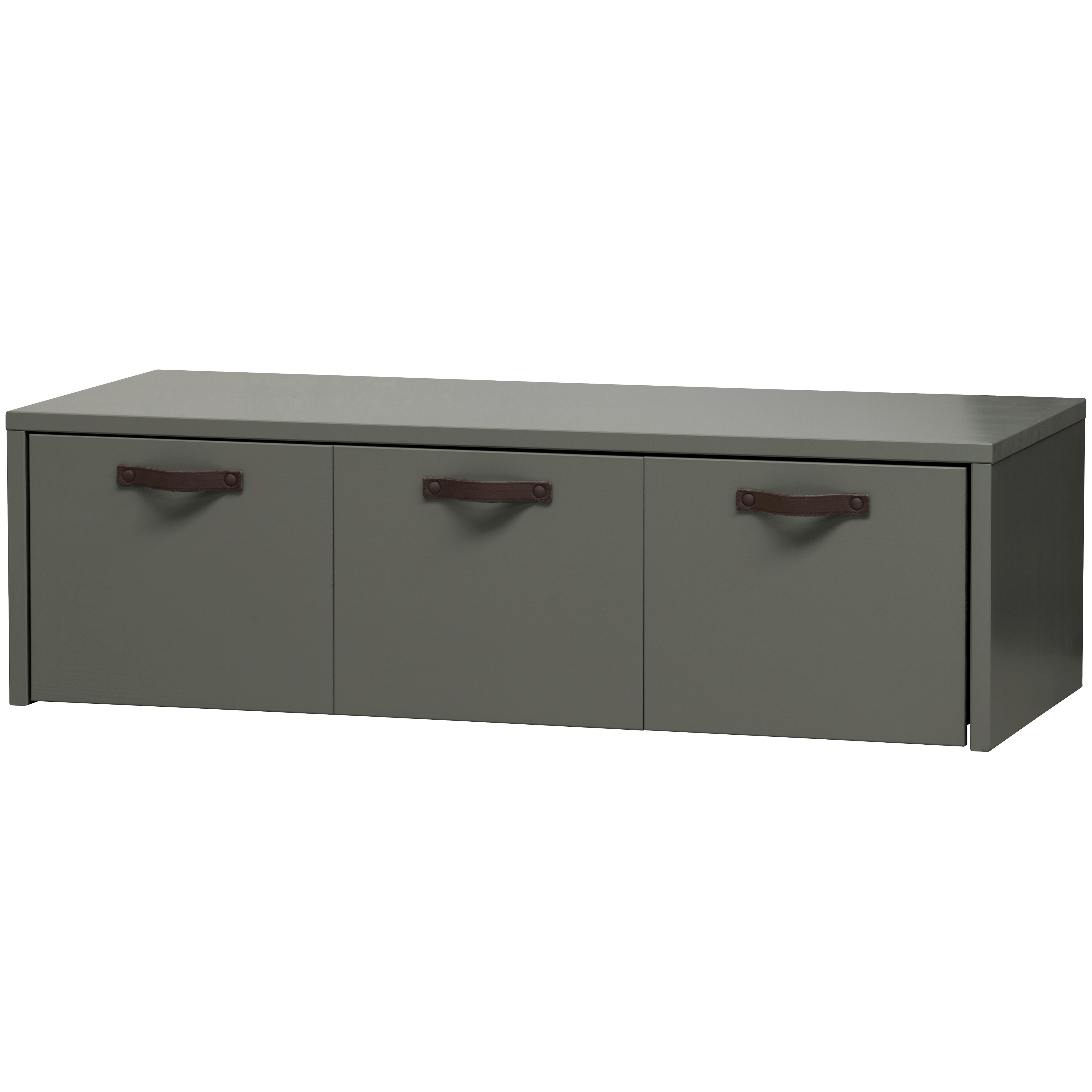 SITZBANK Stage Grün B: 120cm - Grün, Design, Holz (120/36/50cm) - Livetastic