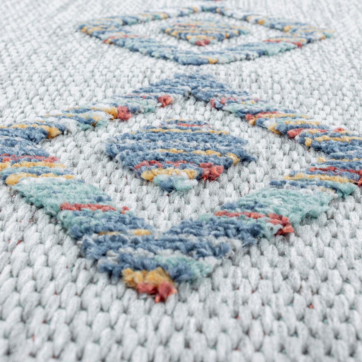 Flachwebteppich Bahama - Multicolor, Design, Textil (240/340cm) - Novel