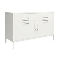 Kommode District Weiß B: 98 cm - Weiß, Design, Metall (98/63/39cm) - MID.YOU