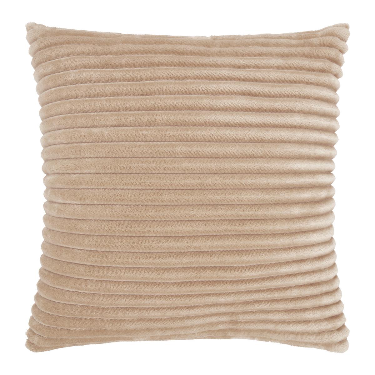 DEKORAČNÍ POLŠTÁŘ CONNI - šedavě hnědá, Moderní, textil (45/45cm) - Modern Living