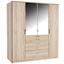 Kleiderschrank Aachen - Eichefarben, KONVENTIONELL, Holzwerkstoff (180/198/58cm) Kleiderschrank Aachen - Eichefarben, KONVENTIONELL, Holzwerkstoff (180/198/58cm)