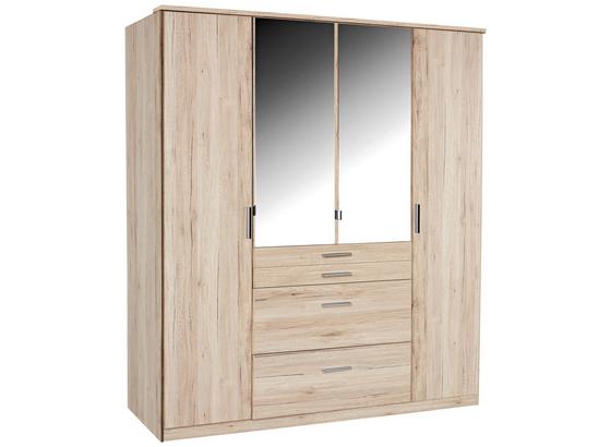 Šatná Skriňa Aachen - farby dubu, Konvenčný, kompozitné drevo (180/198/58cm) Šatná Skriňa Aachen - farby dubu, Konvenčný, kompozitné drevo (180/198/58cm)