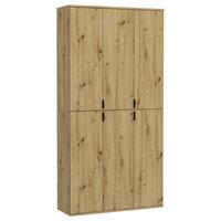 Garderobenschrank Projekt X Eiche Artisan B: 91 cm - KONVENTIONELL, Holzwerkstoff (91/193/34cm) - MID.YOU