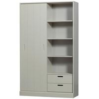 Schiebetürenschrank Mila Grau B: 120 cm - Grau, Design, Holz (120/200/42cm) - Livetastic