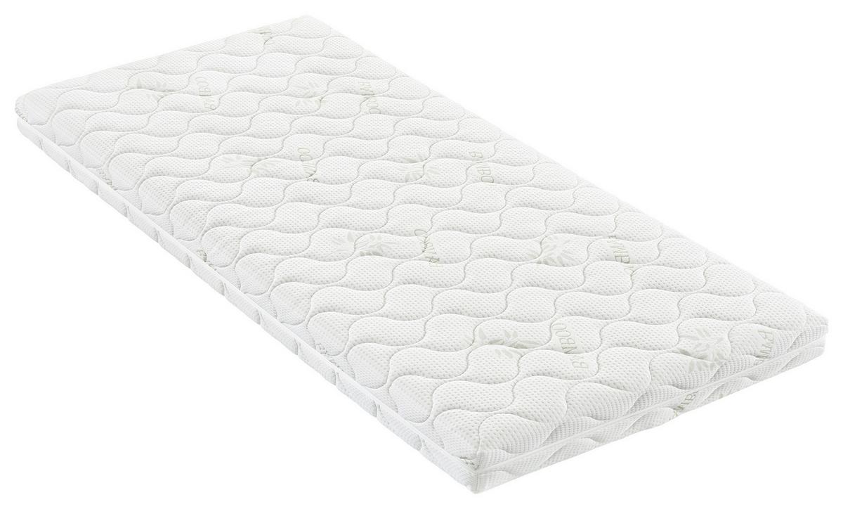 Vrchný matrac HARD BAMBOO 7 140x200 cm - biela, Modern, textil (140/200cm)