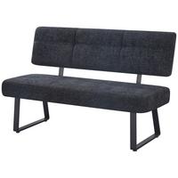 SEDACÍ LAVICE LUISE 2 - černá, Moderní, kov/textil (140/90/64cm) - Mömax