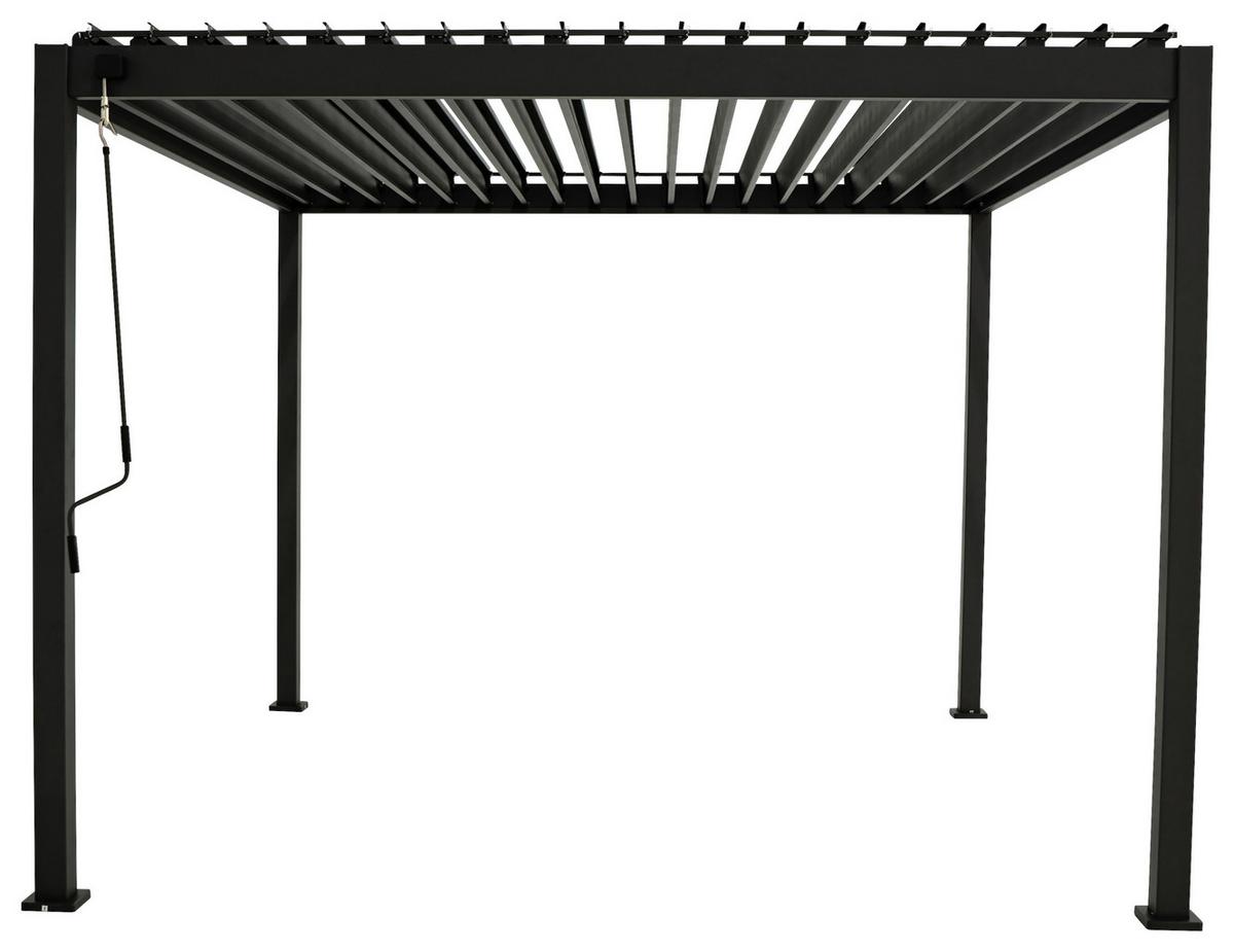 Pergola PERGOLA BASIC 300X360CM - antracitová, Basics, kov (360/240/300cm) - Gardenson