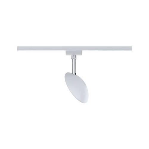 Schienensystem Schienenspot 96937 In Chromfarben/Weiß - Chromfarben/Weiß, Basics, Kunststoff (11,98/18,3/3,2cm) - Paulmann