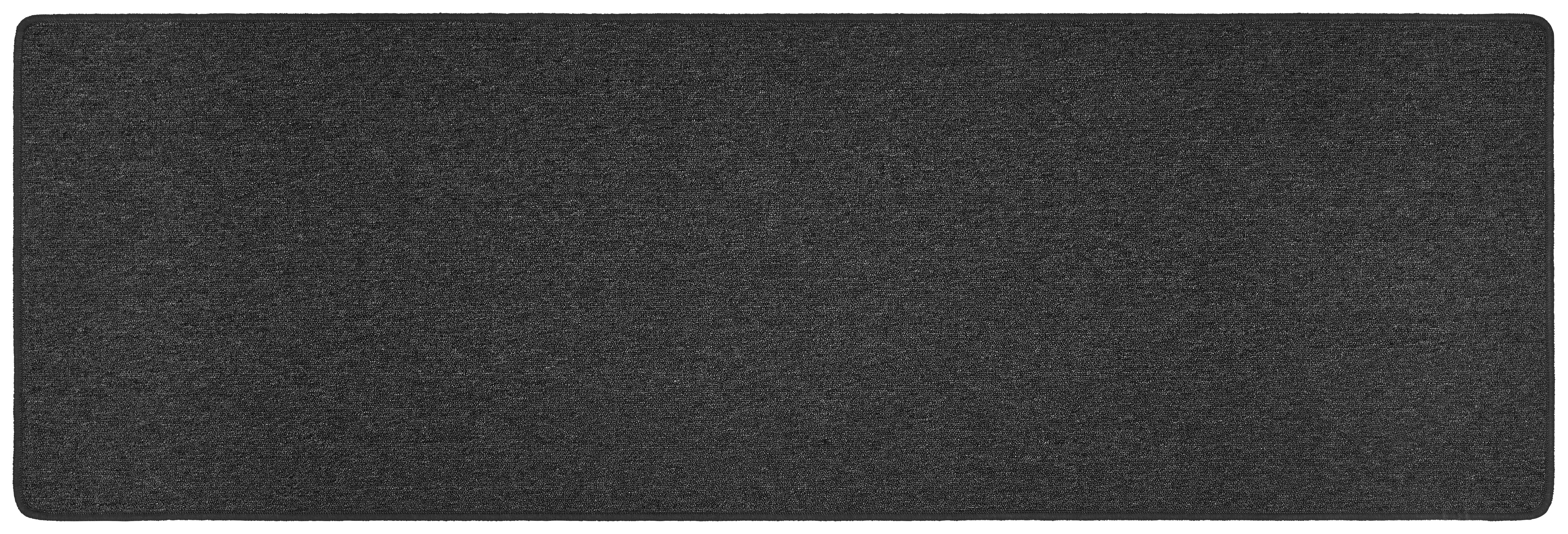 Teppich Läufer Anthrazit John 66x200 Cm - Anthrazit, Basics, Kunststoff (66/200cm) - Ondega