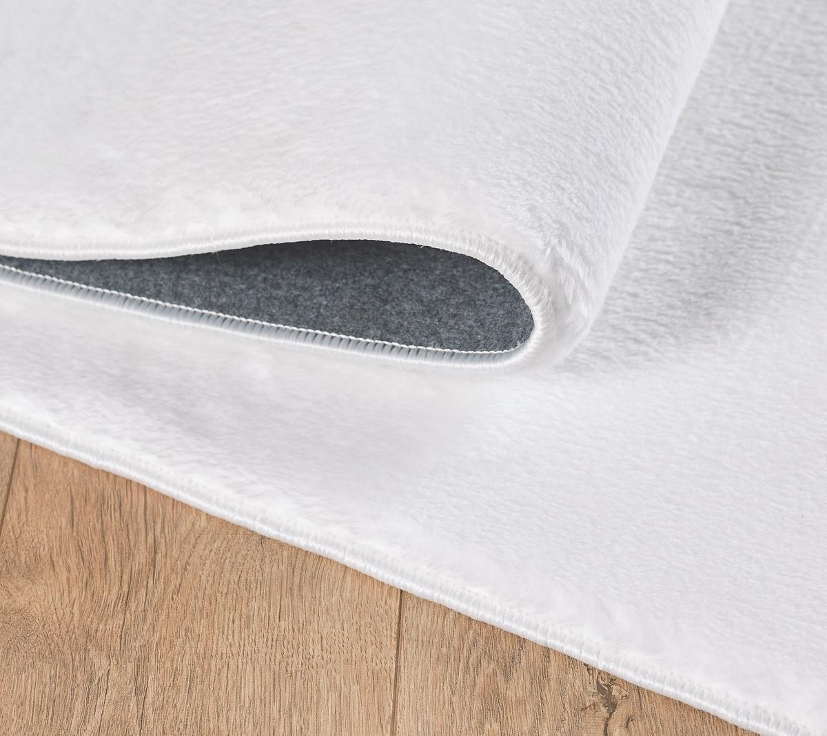 Hochflorteppich Catwalk - Creme, Basics, Textil (80/150cm) - Novel