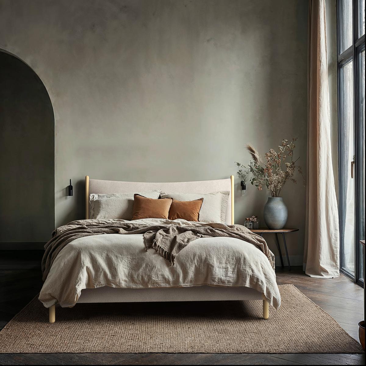 Polsterbett Nature Beige Lf: 180x200 Cm - Beige, MODERN, Holz/Holzwerkstoff (180/200cm) - MID.YOU