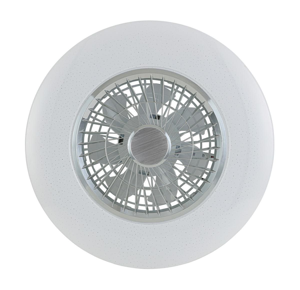 STROPNÉ LED SVIETIDLO LUFTIKU - biela/chrómová, Konventionell, kov/plast (58/14,5cm) - Premium Living