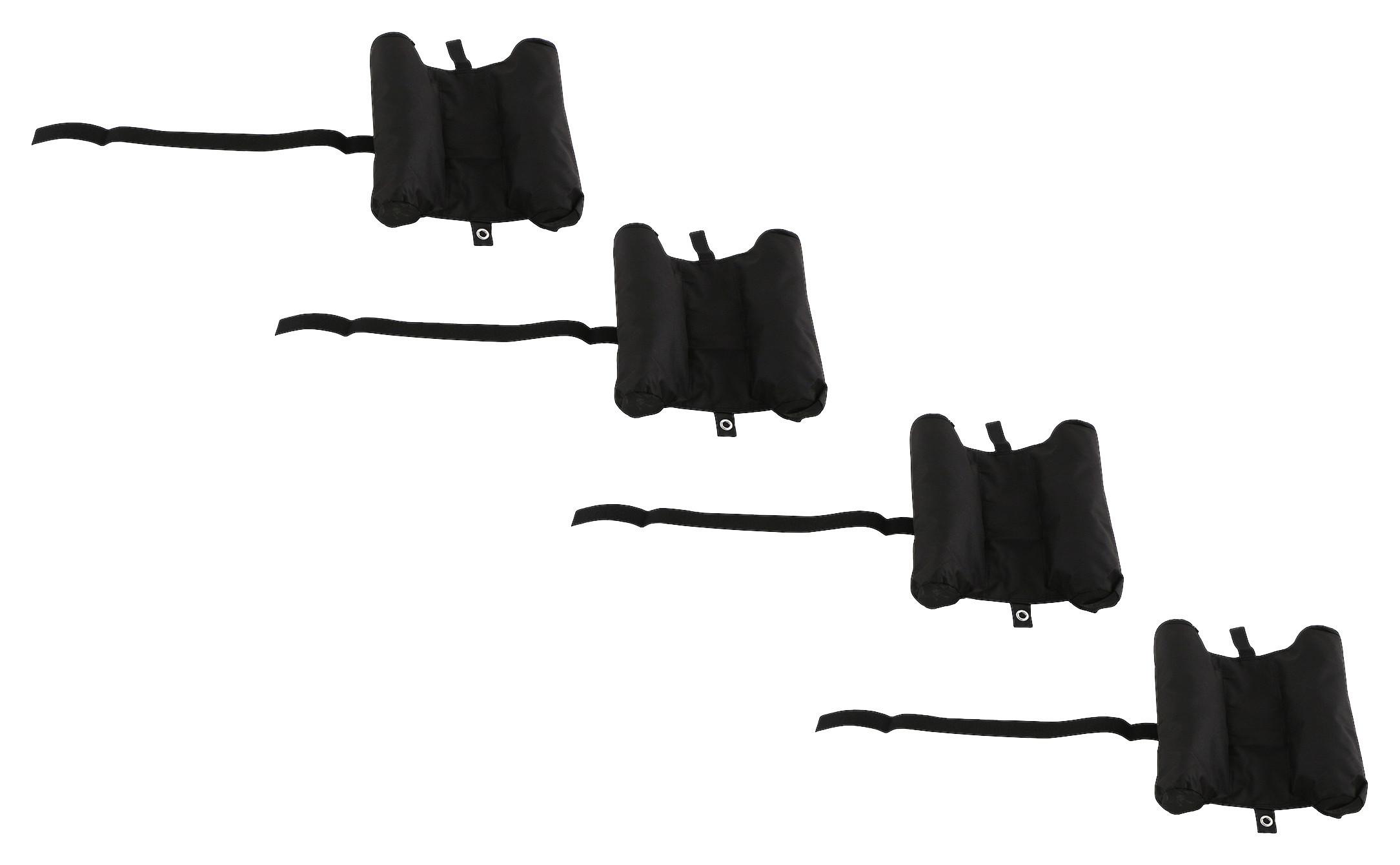 Pavillon Beschwerung Wetterfest - Schwarz, MODERN, Kunststoff (52,5/25/53cm) - Siena Garden