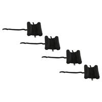 Pavillon Beschwerung Wetterfest - Schwarz, MODERN, Kunststoff (52,5/25/53cm) - Siena Garden