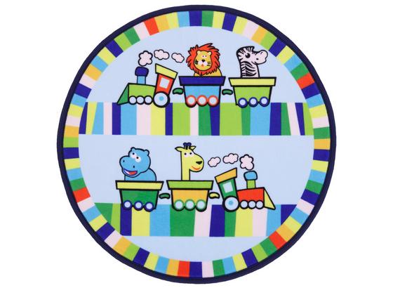 Kinderteppich Lionel Ø 80 cm - Blau, Textil (80cm) - Luca Bessoni Kinderteppich Lionel Ø 80 cm - Blau, Textil (80cm) - Luca Bessoni
