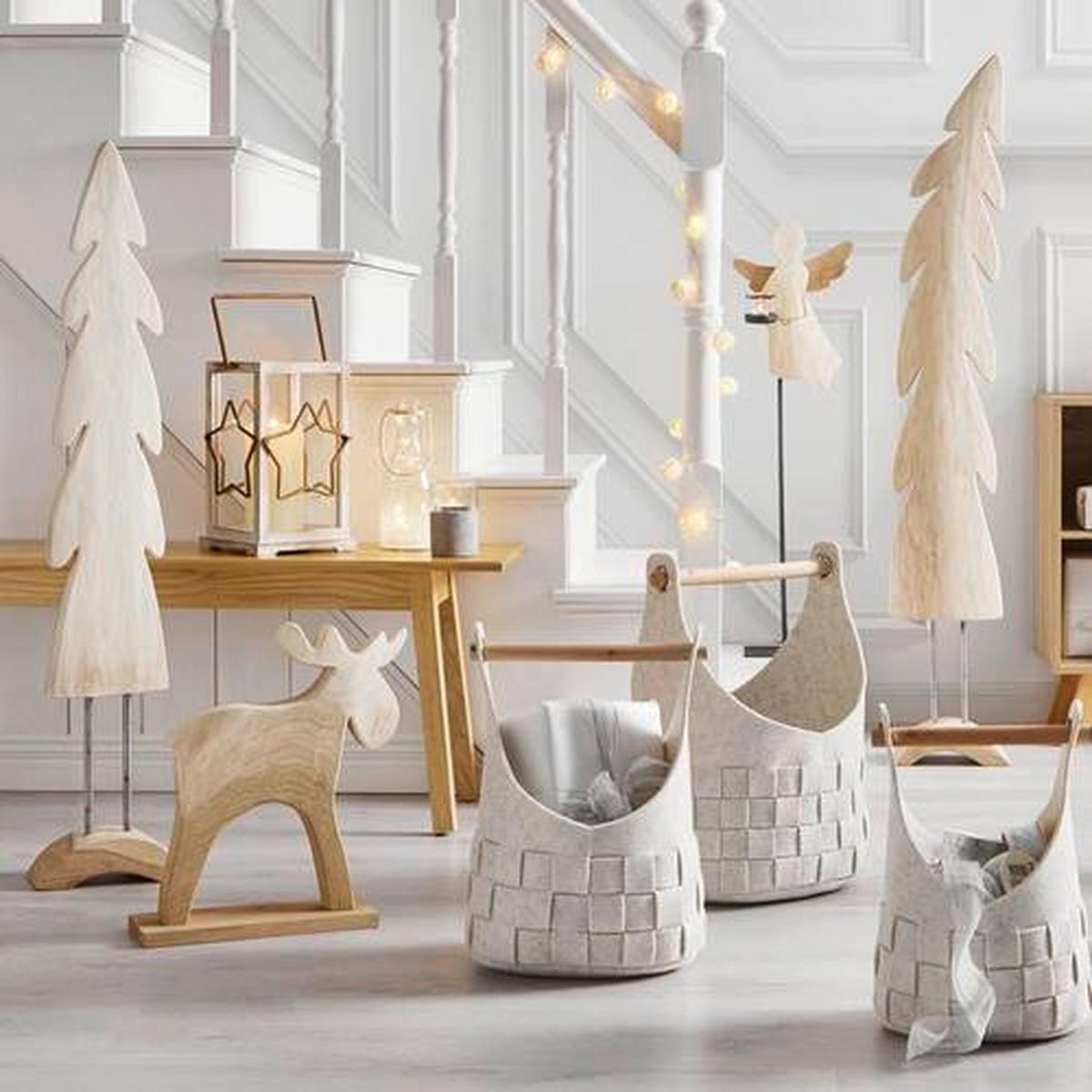 Dekorace Sob FYNN masív výška 43cm - přírodní barvy, Moderní, dřevo (43cm) - Bessagi Home