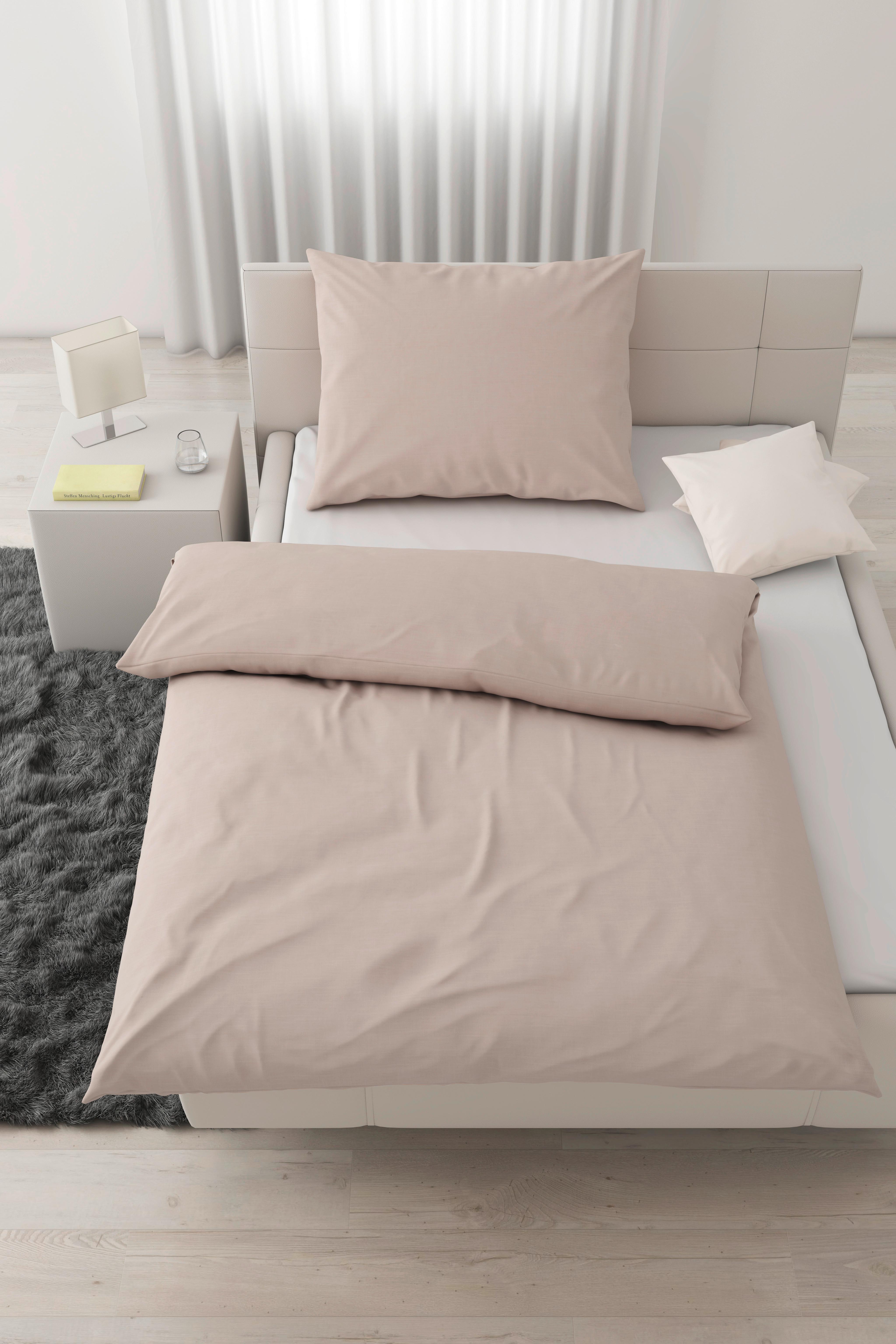 POVLEČENÍ Ilvy, 140/200cm, béžová - béžová, Moderní, textil (140/200cm) - Modern Living