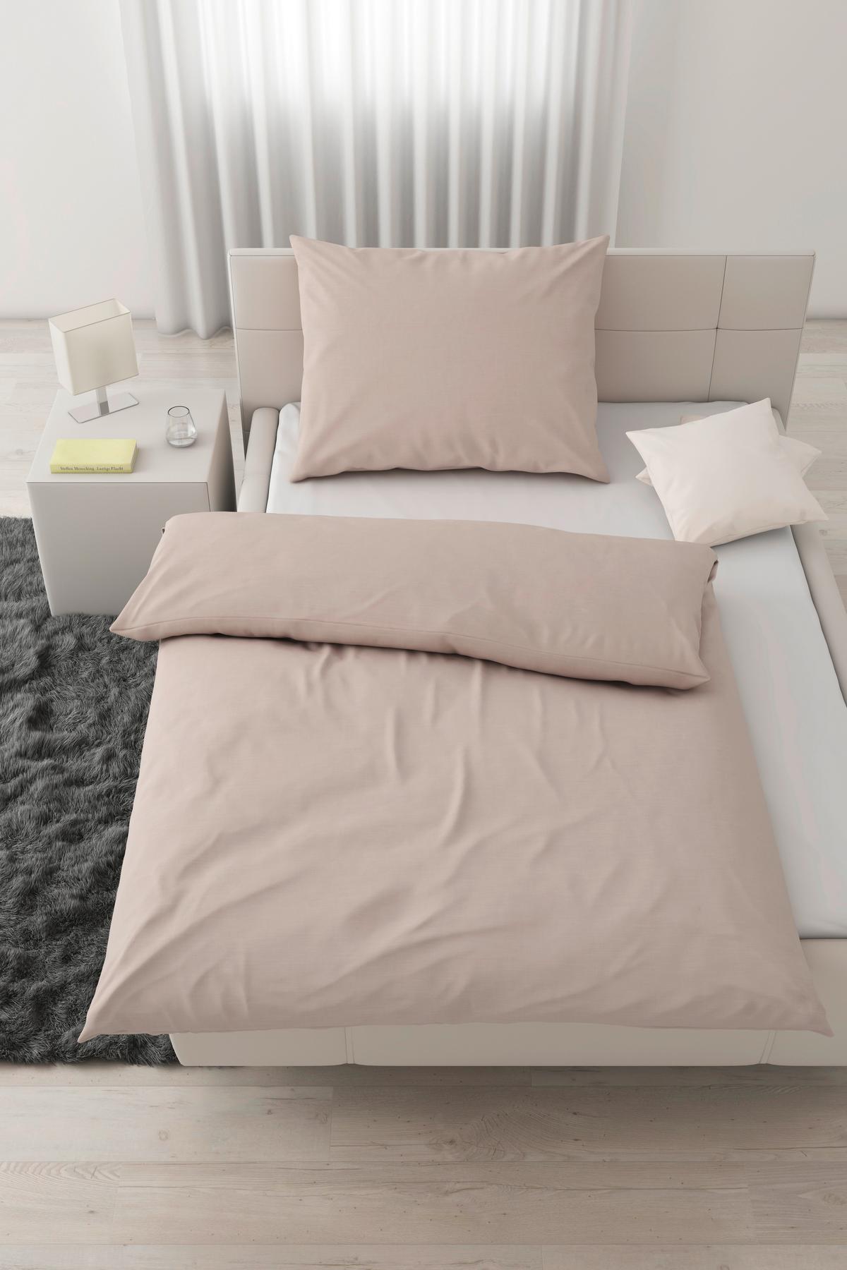 POVLEČENÍ Ilvy, 140/200cm, béžová - béžová, Moderní, textil (140/200cm) - Modern Living