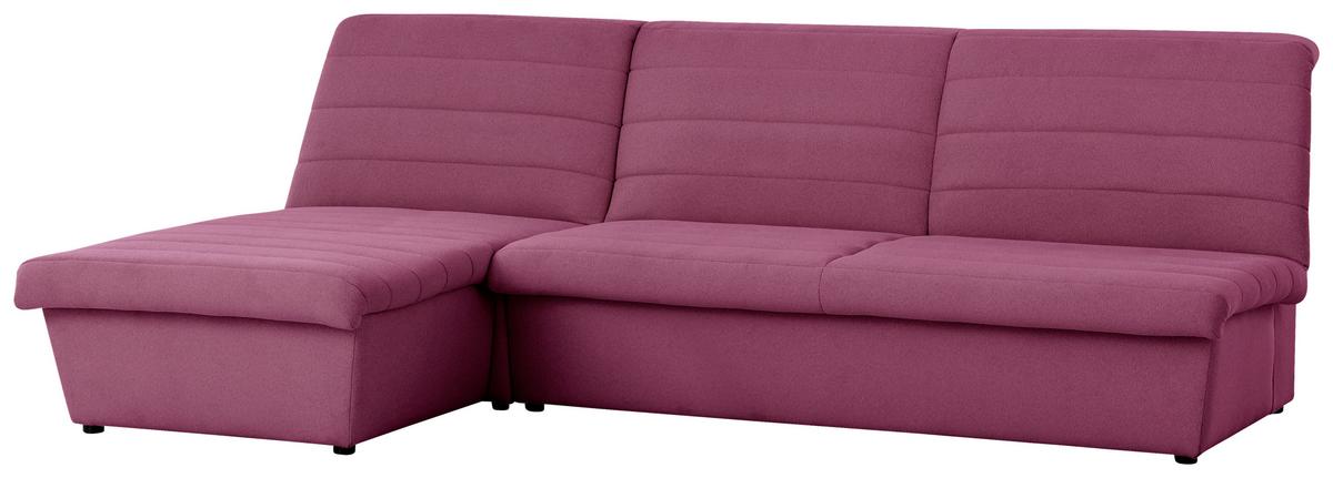 Ecksofa Looks Viii Weinrot - Weinrot/Schwarz, Design, Textil (168/274cm) - LOOKS by W.Joop