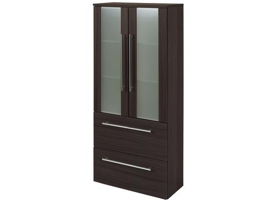 Midischrank Mailand 60 cm Eiche Dekor - Eichefarben, MODERN, Glas/Holzwerkstoff (60/128/27cm) Midischrank Mailand 60 cm Eiche Dekor - Eichefarben, MODERN, Glas/Holzwerkstoff (60/128/27cm)