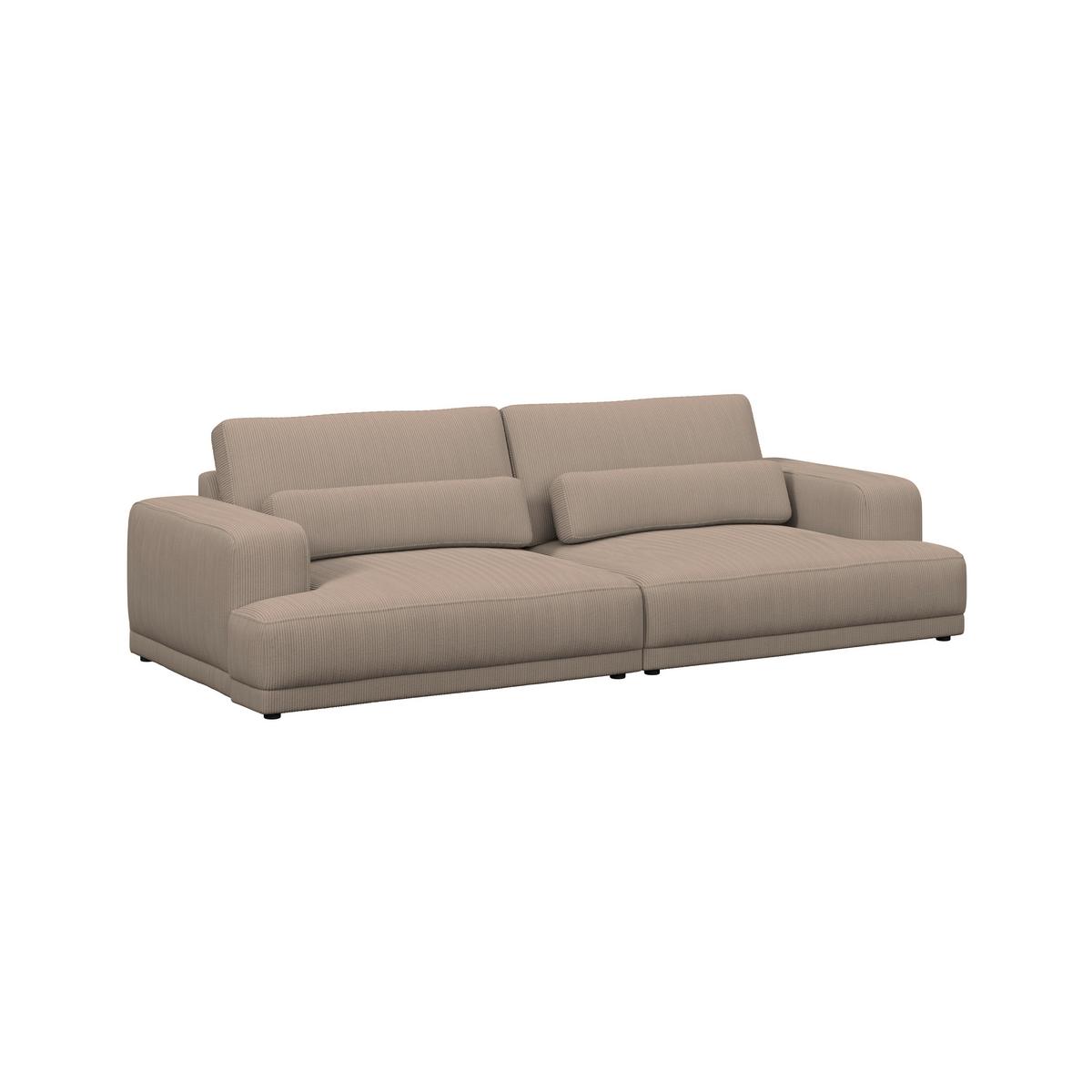 Bigsofa Savona Cord bernsteinfarben,260x111cm - Bernsteinfarben, Trend, Textil (260/77/111cm) - Luca Bessoni