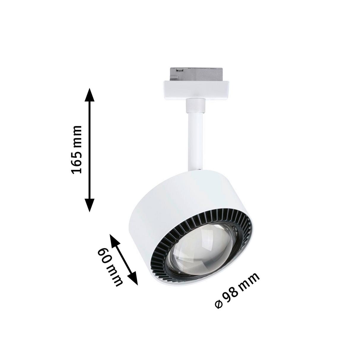 Schienensystem-Strahler 94897 Urail Pane Sw - Basics (9,8/17,0cm) - Paulmann