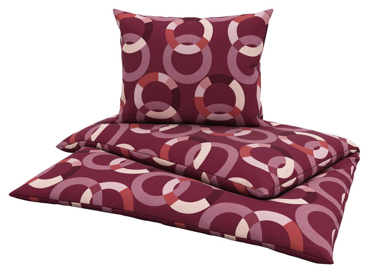 Ágyneműhuzat-garnitúra Diana - piros, Modern, textil - Luca Bessoni