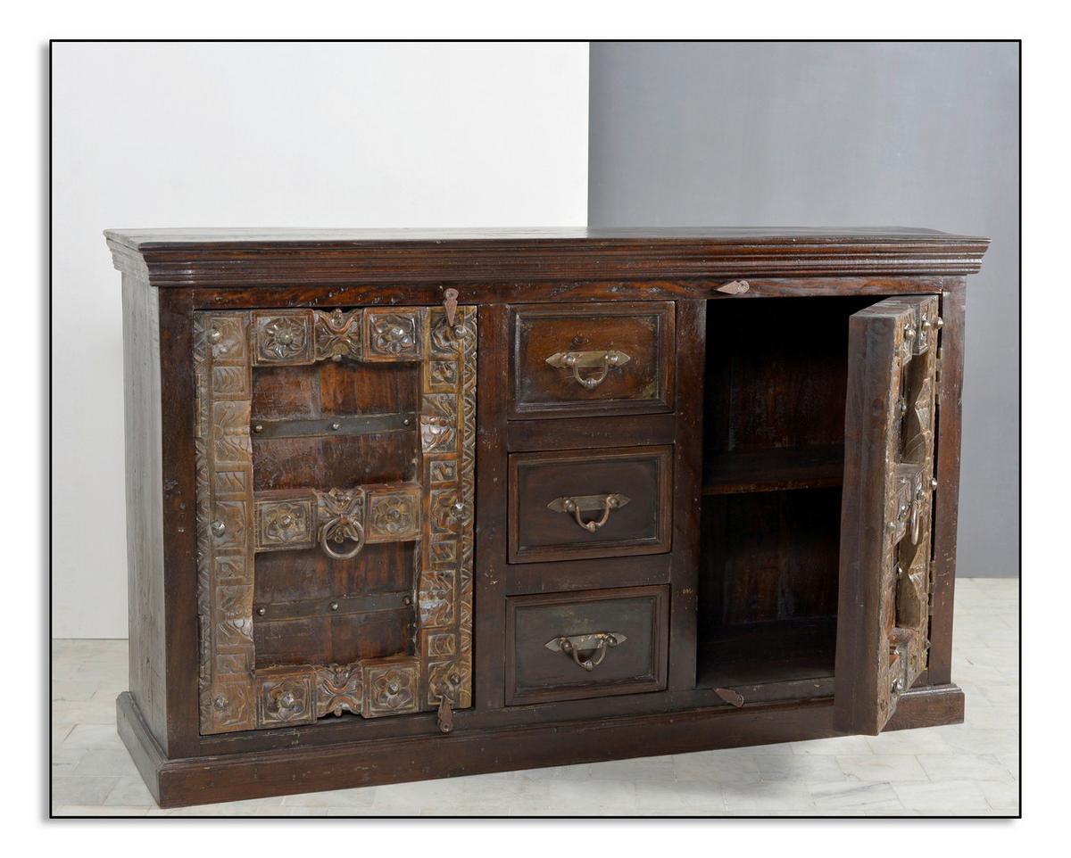 Sideboard Altholz B: 150cm - Braun, Design, Holz (150/90/45cm) - MID.YOU