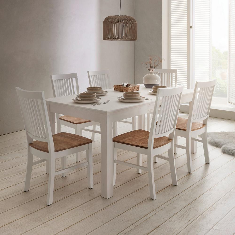 Jedálenský stôl LENA masív voskovaný 160x90 cm