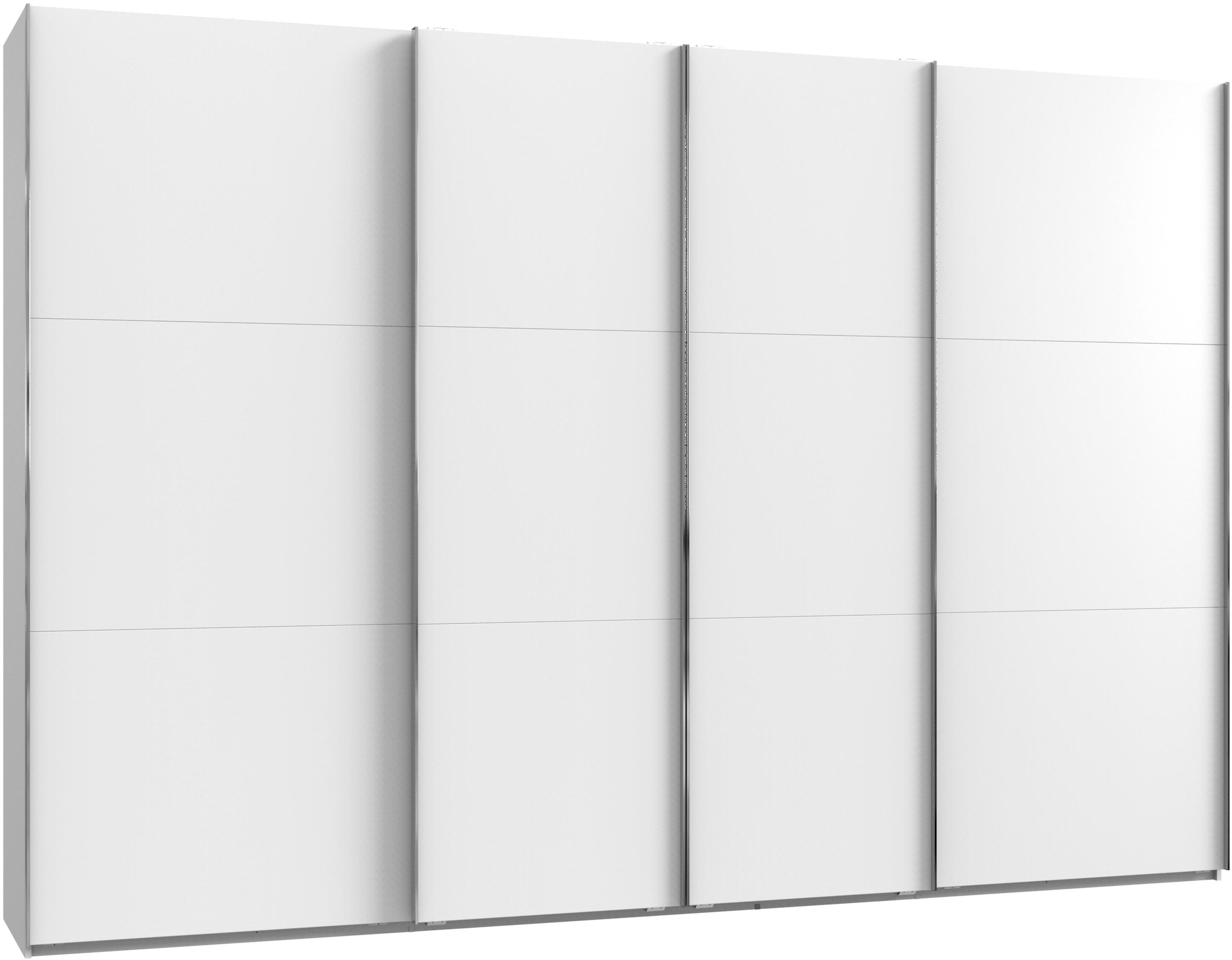 Schwebetürenschrank 350cm Level, Weiß