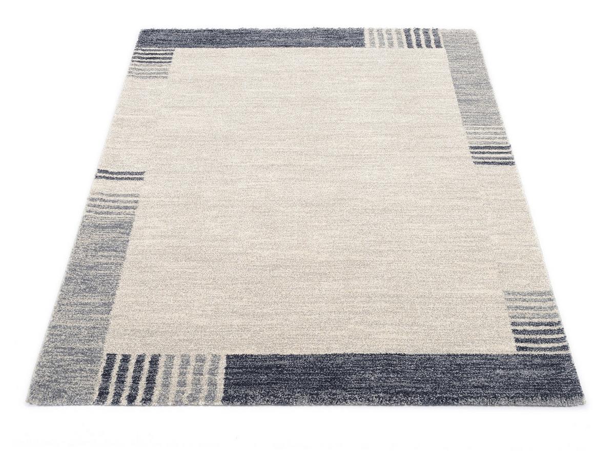 Webteppich Palazzo Lobo Blau/Grau 140x200 cm - Blau/Grau, KONVENTIONELL, Textil (140/200cm) - Novel