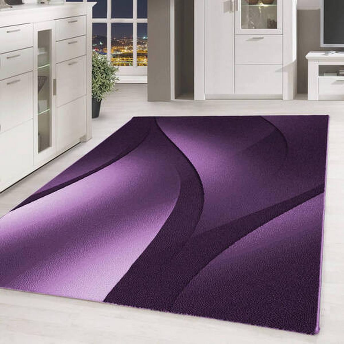 Webteppich Plus - Lila, Basics, Textil (140/200cm) - Novel