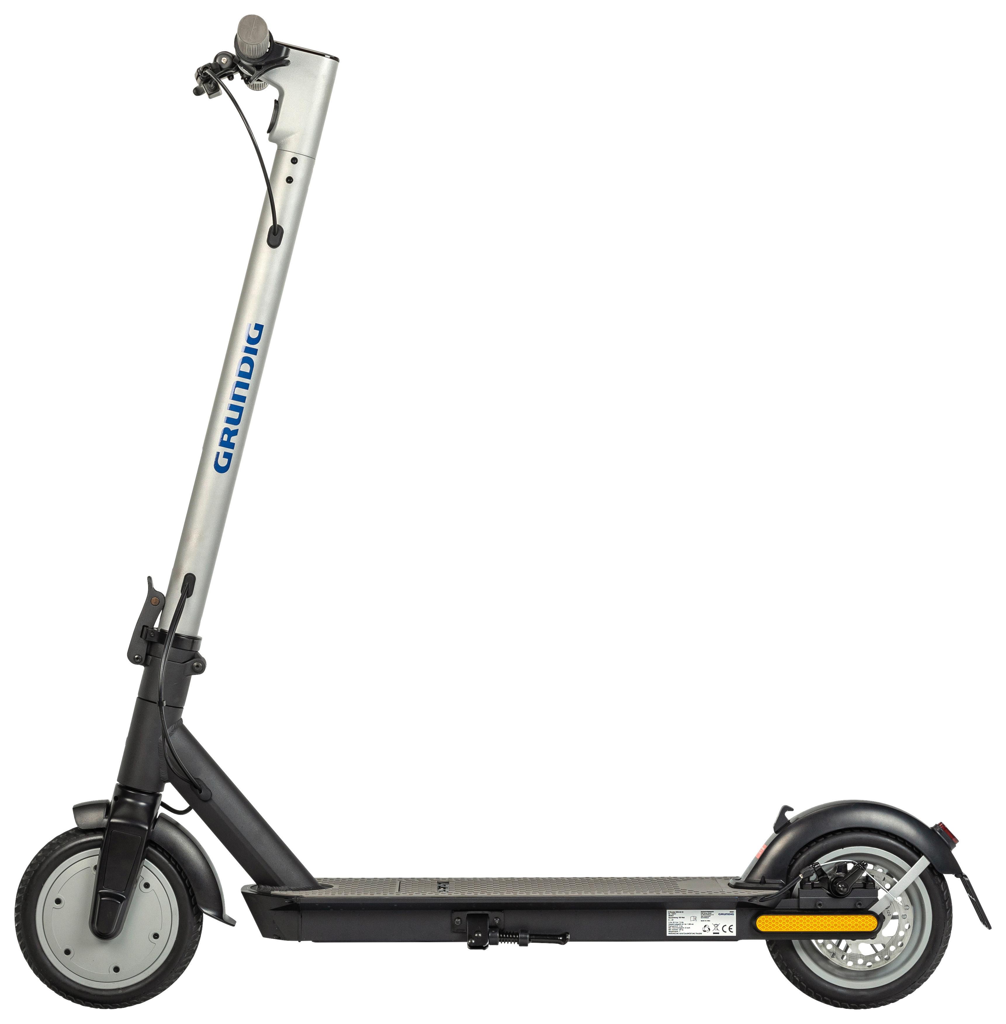 E-Scooter Klappbar inkl. Digitaler Tachoanzeige - Schwarz/Grau, Basics, Kunststoff/Metall (116/43/114,5cm) - Grundig