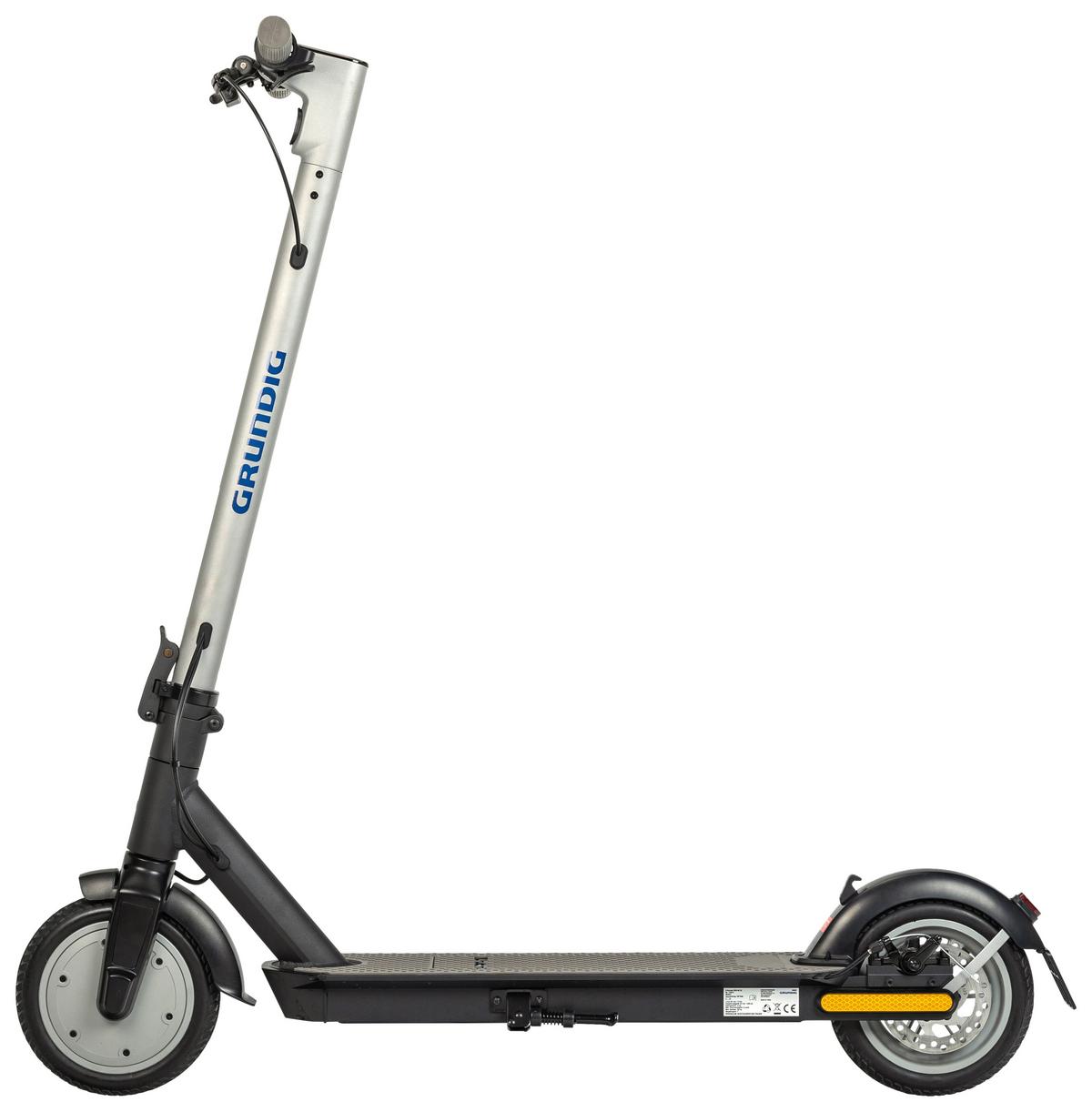E-scooter Klappbar Inkl. Digitaler Tachoanzeige - Schwarz/Grau, Basics, Kunststoff/Metall (116/43/114,5cm) - Grundig