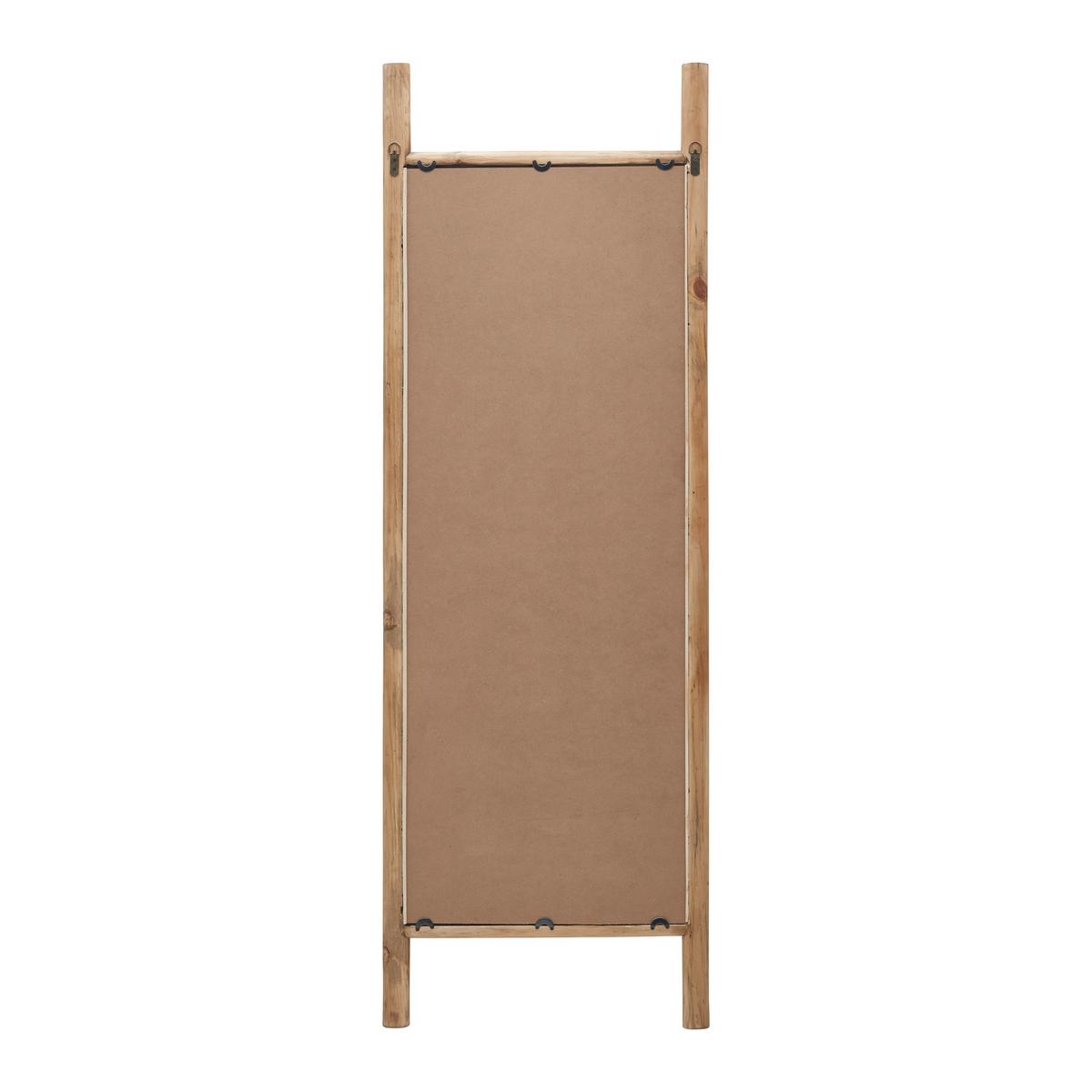 Zrcadlo masiv JASMIN - přírodní barvy, Moderní, dřevo/sklo (57/170/5cm) - Livetastic