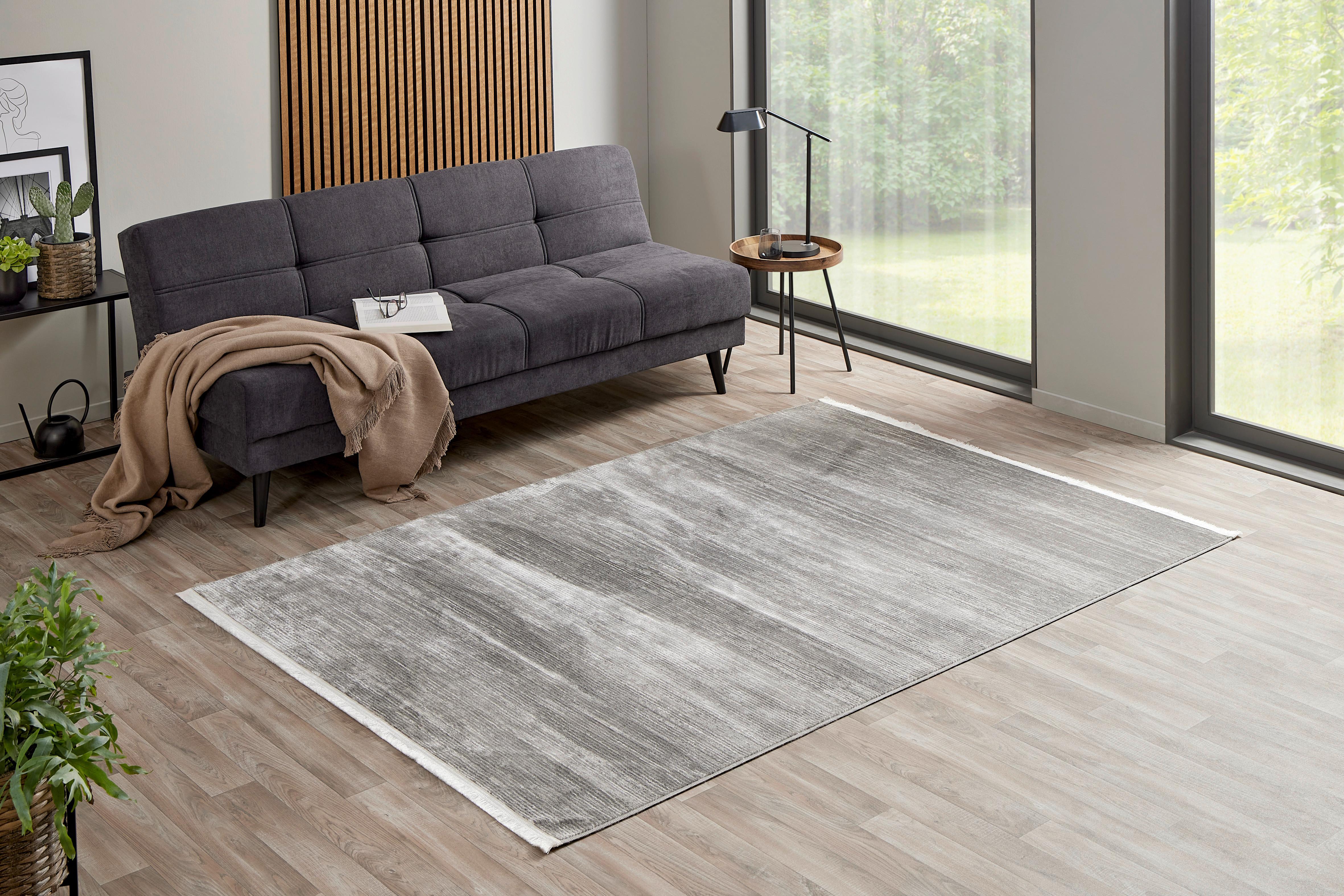 Teppich Liam - Grau, ROMANTIK / LANDHAUS, Textil (200/290cm) - James Wood