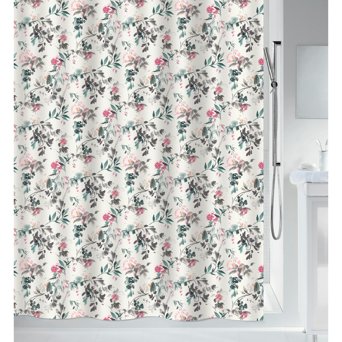 Duschvorhang in Multicolor Textil/Mischgewebe - Multicolor, Basics, Textil (180/200cm) - Spirella