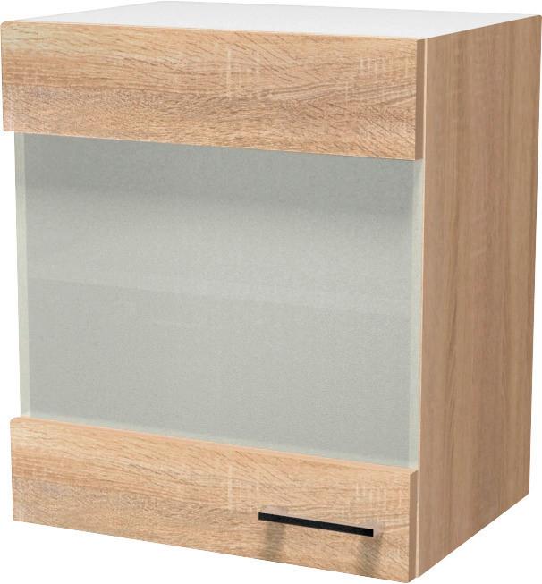 Kuchyňská Horní Skříňka Samoa Hg 50 - bílá/barvy dubu, Konvenční, kompozitní dřevo/plast (50/54/32cm)