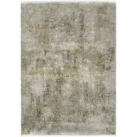 Teppich Läufer Grau/Grün Abstrakt Avignon 80x300 cm - Grau/Grün, Design, Textil (80/300cm) - Dieter Knoll