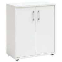 Aktenschrank Serie Weiß B: 65,1 cm - Weiß, Basics, Holzwerkstoff (65,1/77,3/34,5cm) - MID.YOU