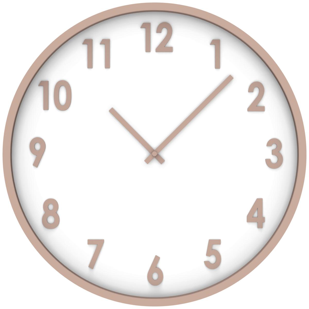 Nástěnné hodiny Kelly, Ø: 50,8cm - bílá, kov/plast (50,8cm) - Premium Living