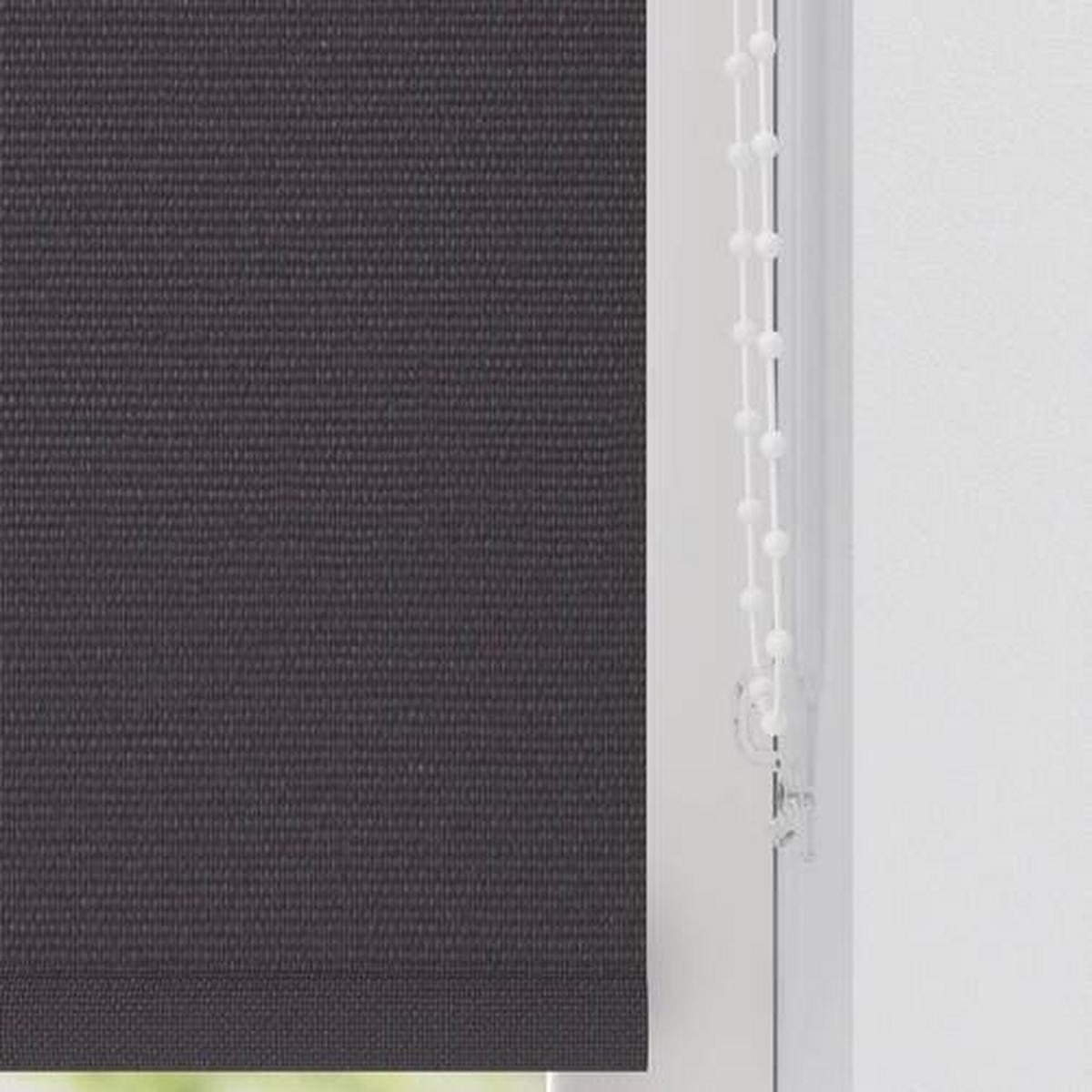 Verdunkelungsrollo 80x190 cm mit Kettenzug - Anthrazit, Design, Textil (80/190cm)