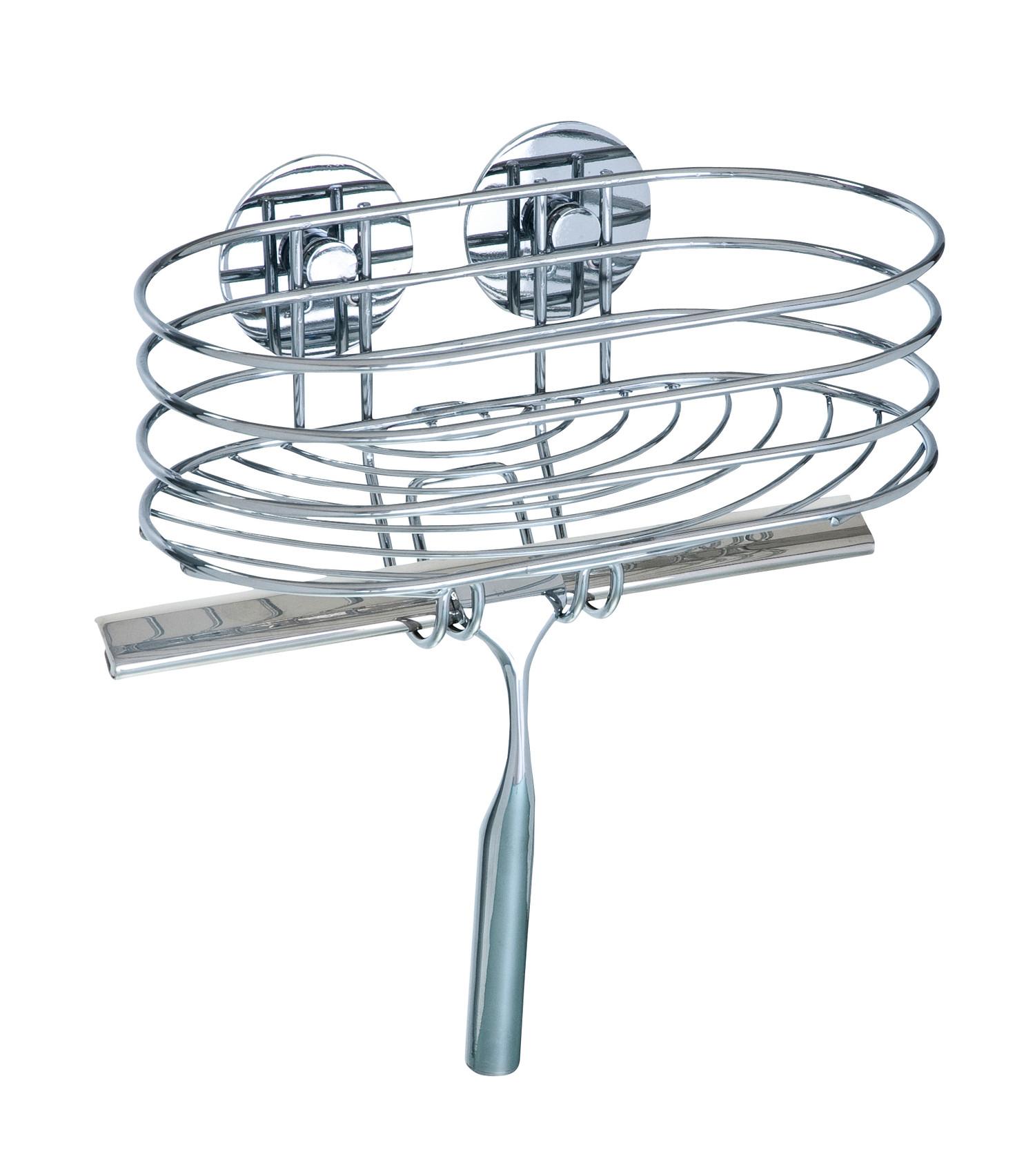 Regál do sprchovacieho kúta TURBO LOC - Modern, kov (28/37/28cm) - Mömax