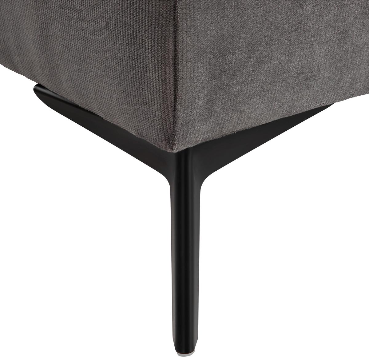 Boxspring postel ONE 2 160x200cm,antracitová - šedá/černá, Konvenční, dřevo/kompozitní dřevo (160/200cm) - Mömax