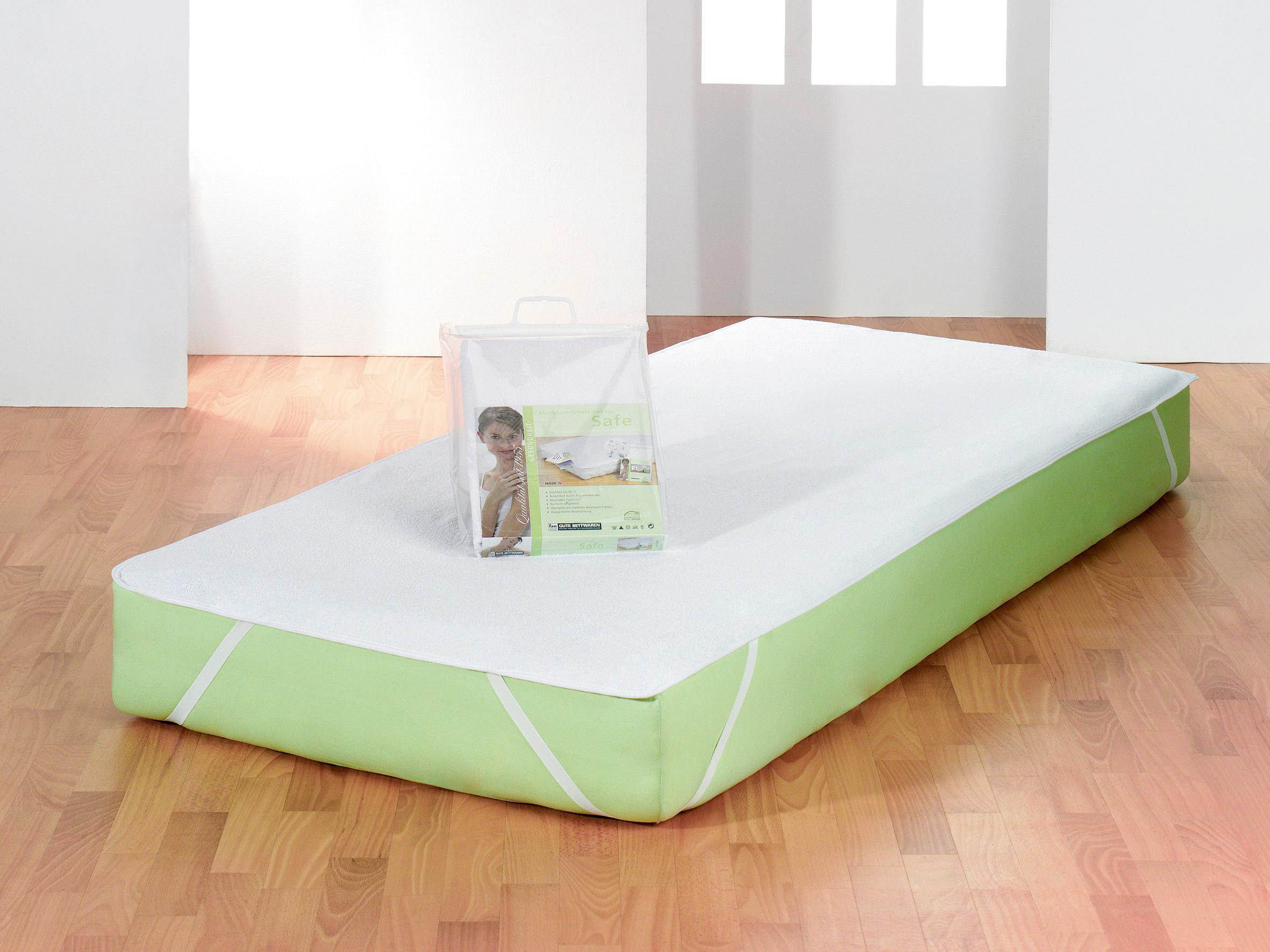 Matratzenschoner Safe 90x200 Cm Baumwolle/polyester - Weiß, Basics, Textil (90/200cm) - FAN