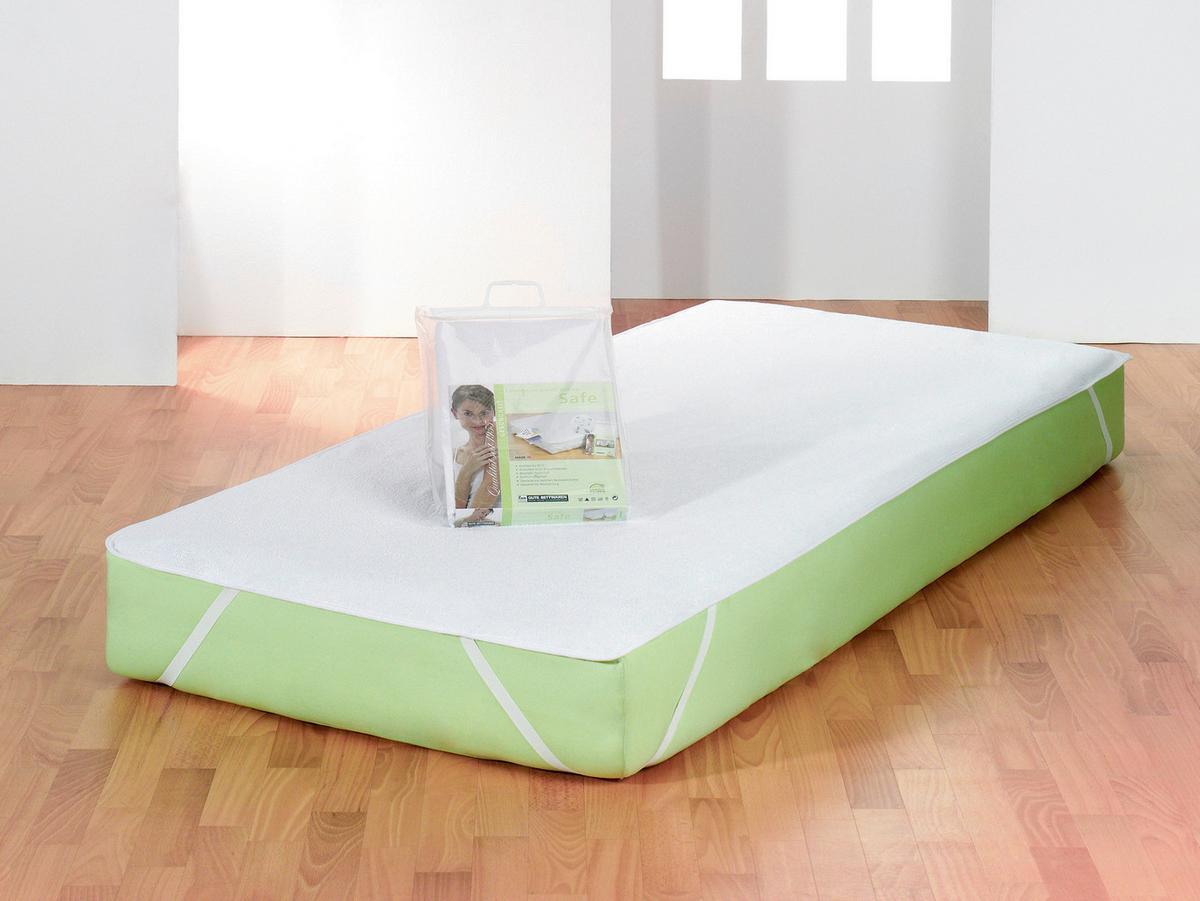 Matratzenschoner Safe 140x200 Cm Baumwolle/polyester - Weiß, Basics, Textil (140/200cm) - FAN
