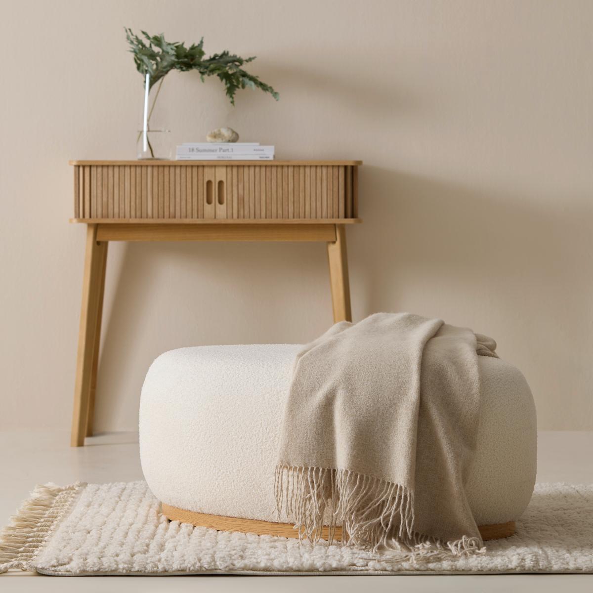 PŘEHOZ NA POSTEL Frieda, 130/180cm, béžová - béžová, Lifestyle, textil (130/180cm) - Modern Living