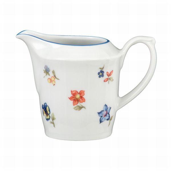 Milchkännchen Sonate Porzellan Mit Blumendekor Ca. 11/7/8 Cm - Blau/Weiß, KONVENTIONELL, Keramik (11/7/8cm) - Seltmann Weiden