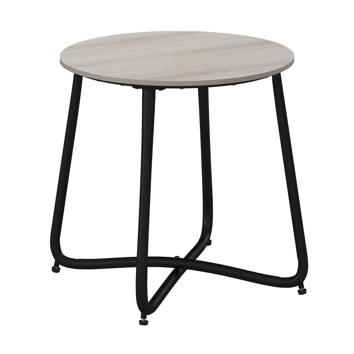 ZAHRADNÍ ODKLÁDACÍ STOLEK PINE - šedá/černá, Moderní, kov/plast (50/49,5/50cm) - Bessagi Garden